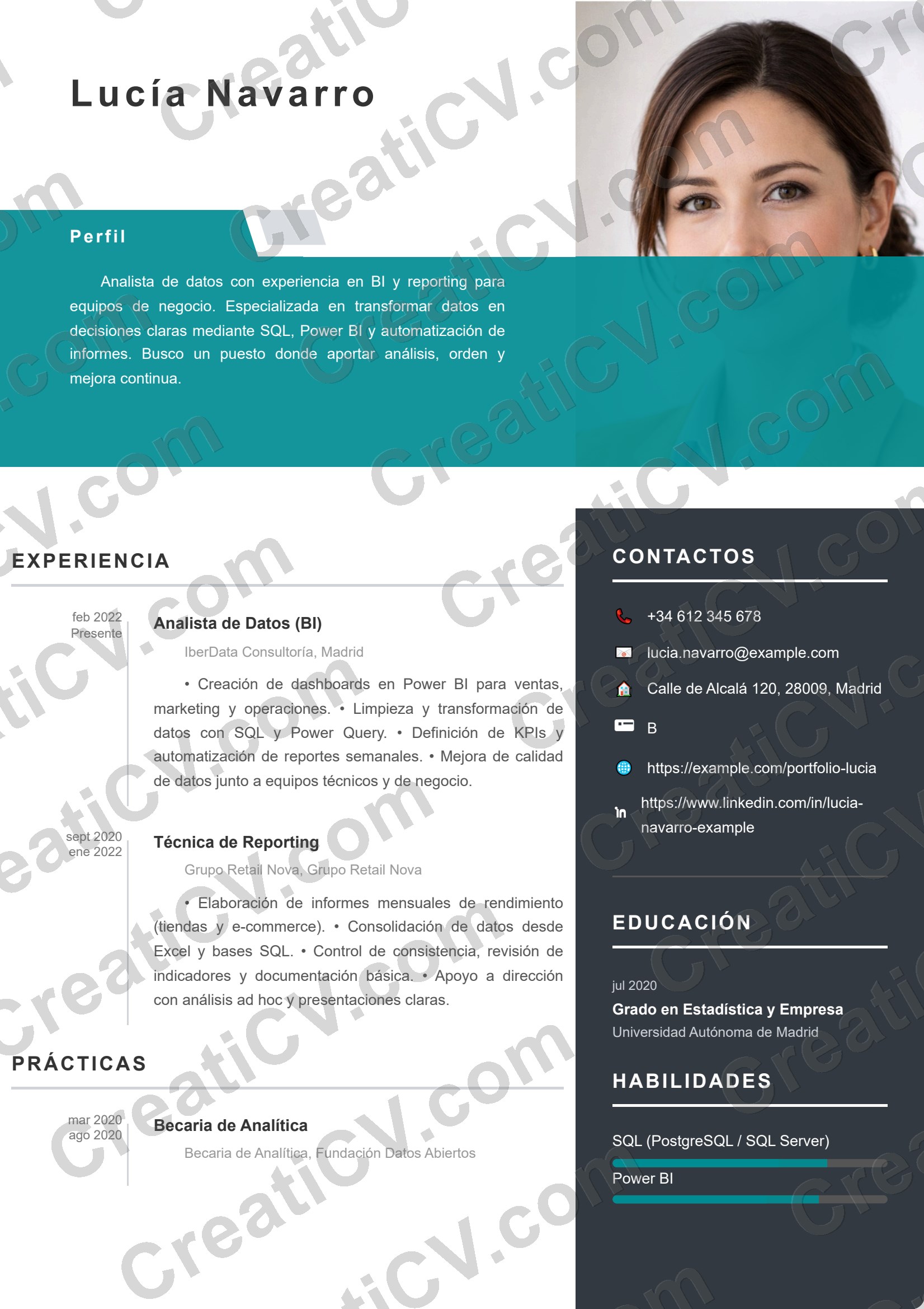 Teal Banner