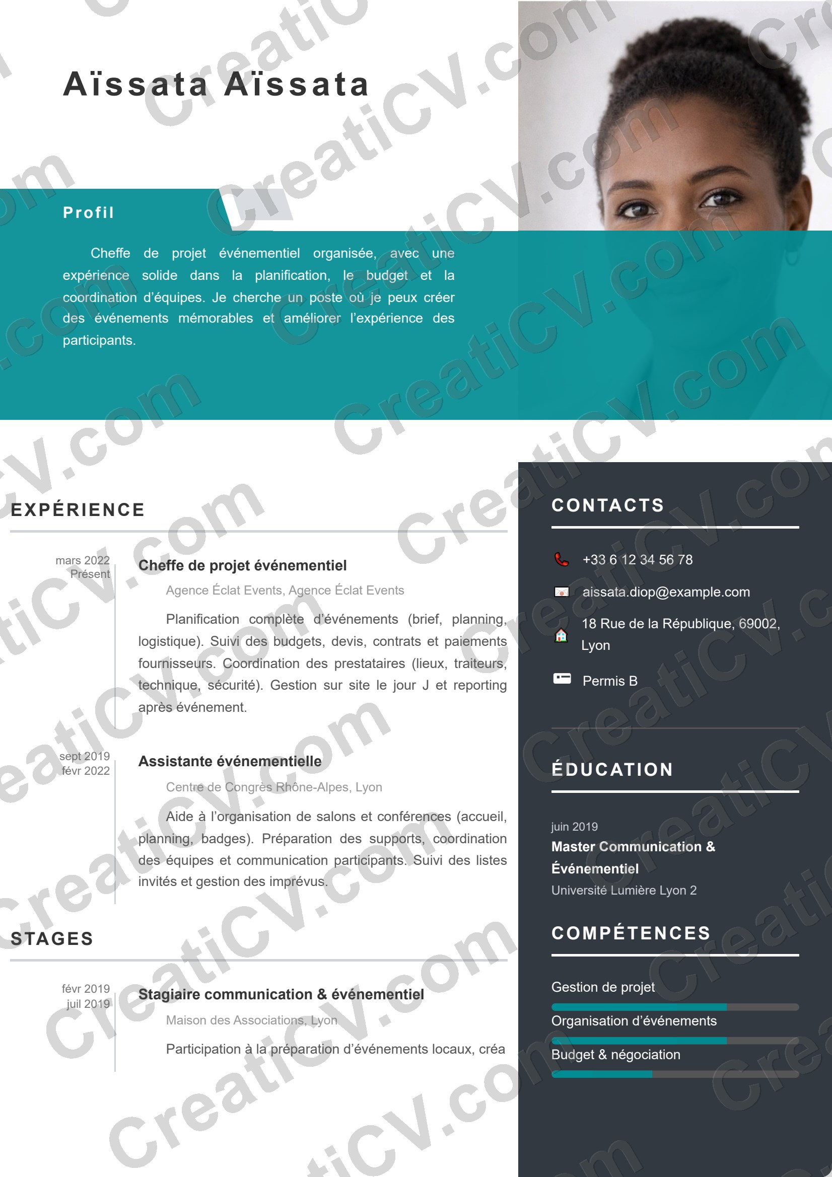 Teal Banner
