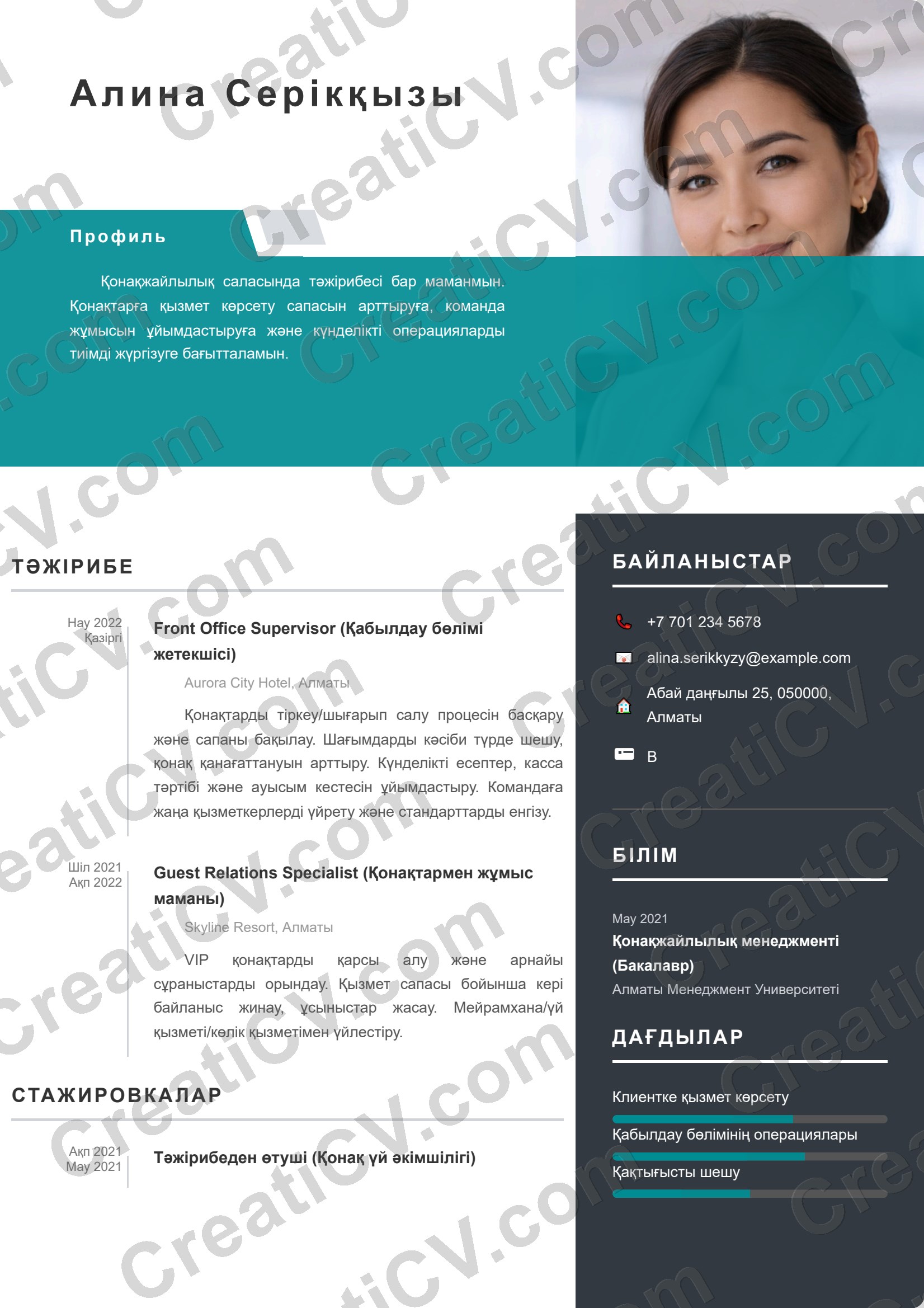Teal Banner